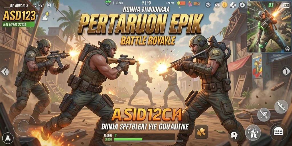 Tangkapan layar dari gameplay mendebarkan di ASD123.