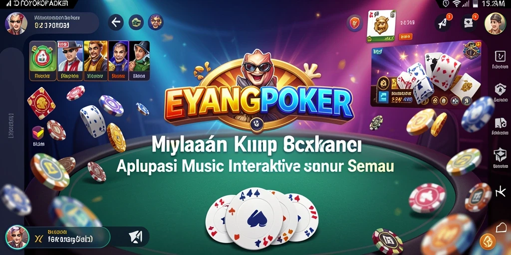 Tampilan gameplay seru dan interaktif di EYANGPOKER.