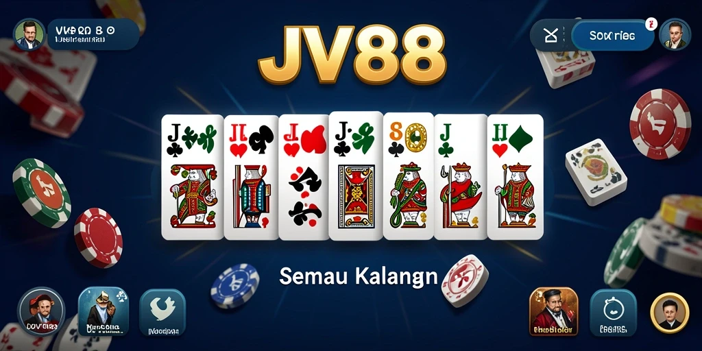 Gameplay seru domino di JV88 dengan pemain dari seluruh dunia.