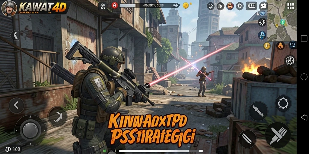 Tangkapan layar menampilkan aksi mendebarkan dalam gameplay TPS KAWAT4D.