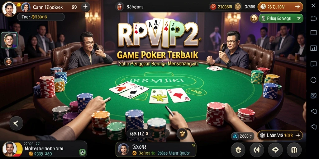 Gameplay RPVIP2 yang memikat dengan suasana Poker yang menarik.