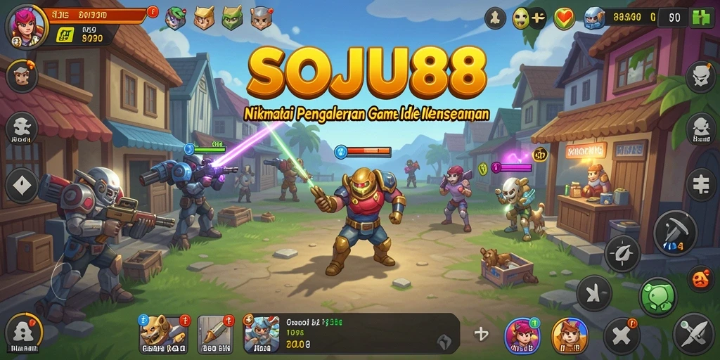 Tampilan gameplay SOJU88 yang menarik dan mengasyikkan.