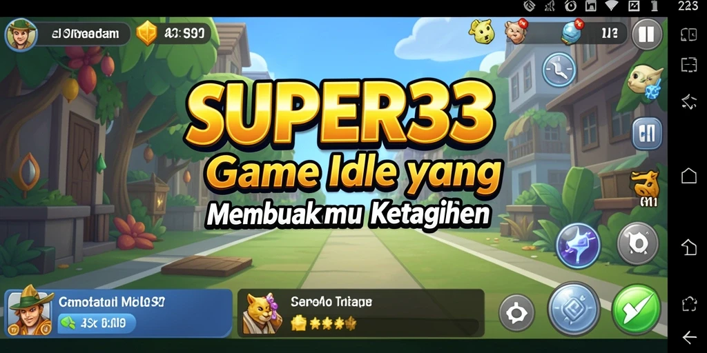 Screenshot dari gameplay <strong>SUPER33</strong> yang menampilkan momen santai.